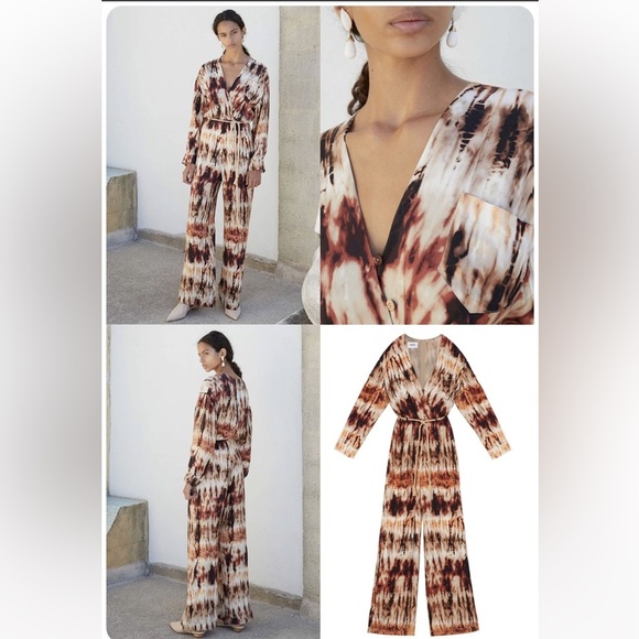 Nanushka Multicolor Tie-Dye Jumpsuit NWT - Picture 5 of 15